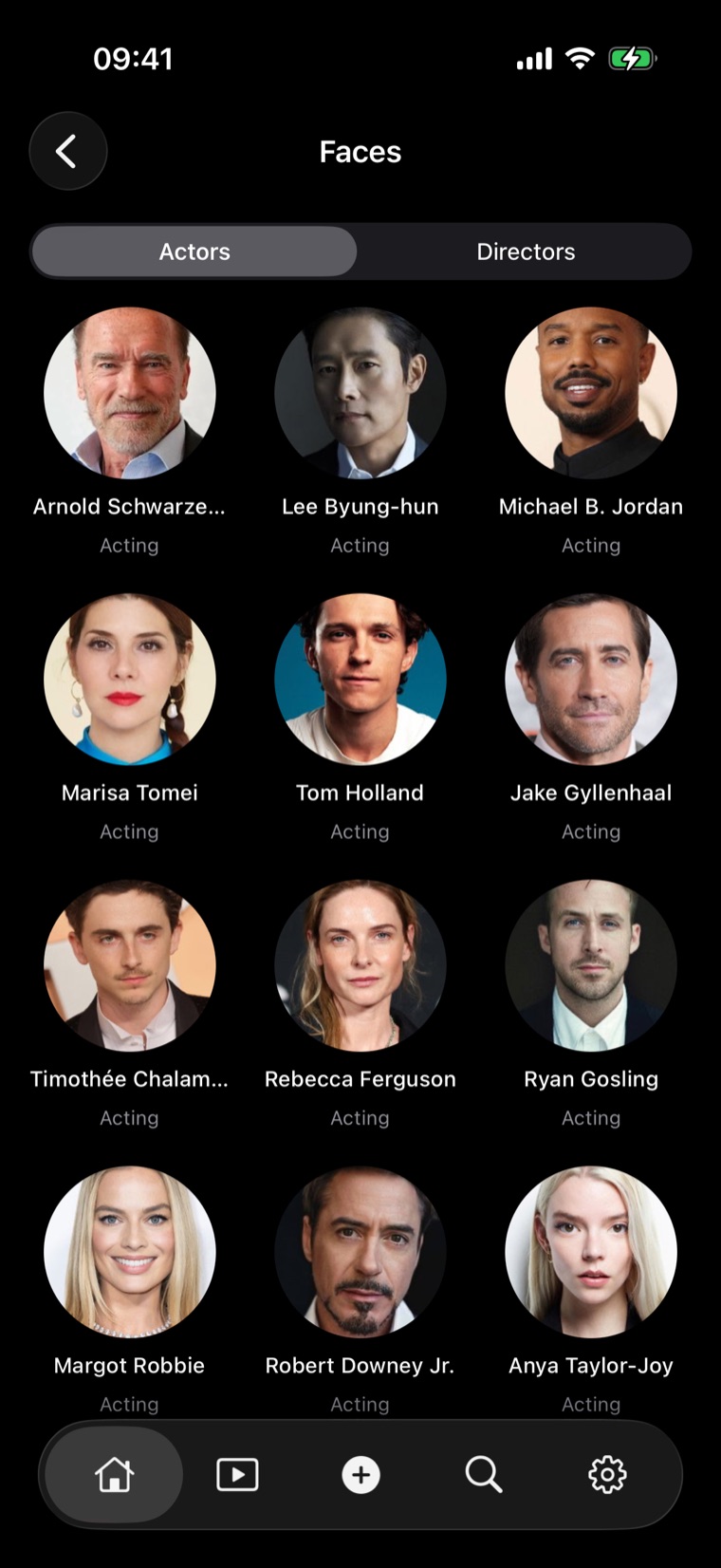 Favorite actors and directors
